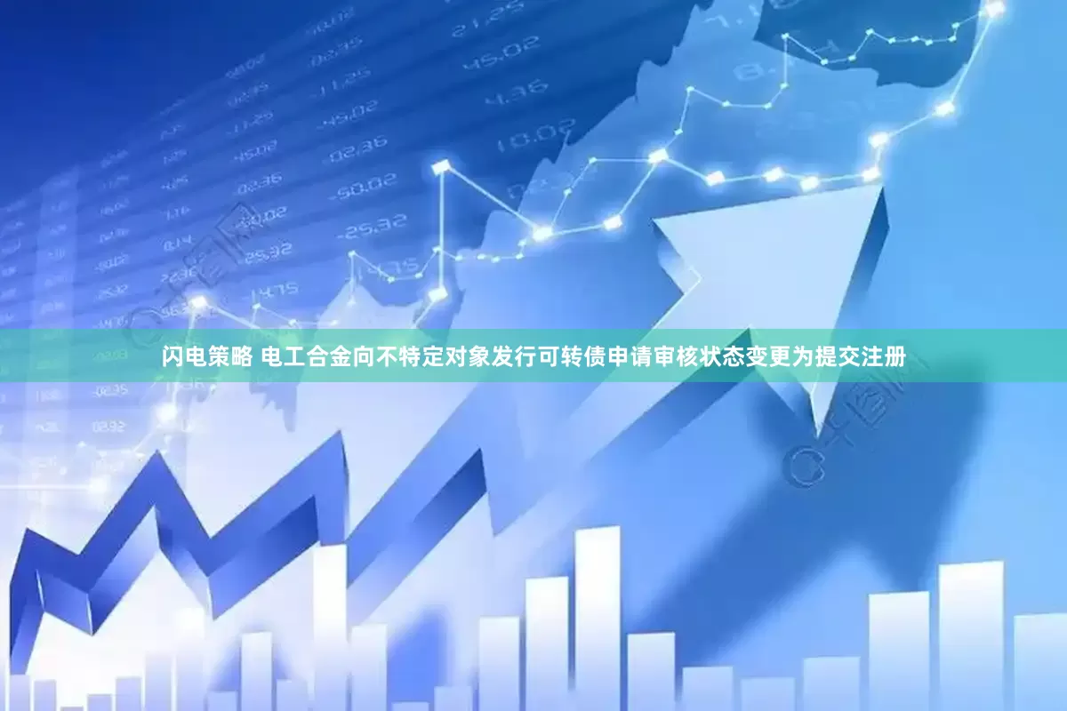 闪电策略 电工合金向不特定对象发行可转债申请审核状态变更为提交注册